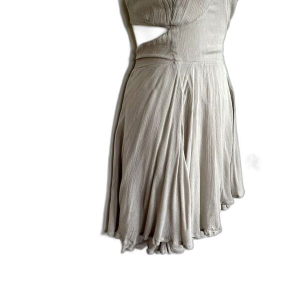 FREE PEOPLE LILLIE ENDLESS SUMMER GAUZY MINI BEACH HALTER DRESS SIZE L FESTIVAL - Picture 7 of 14